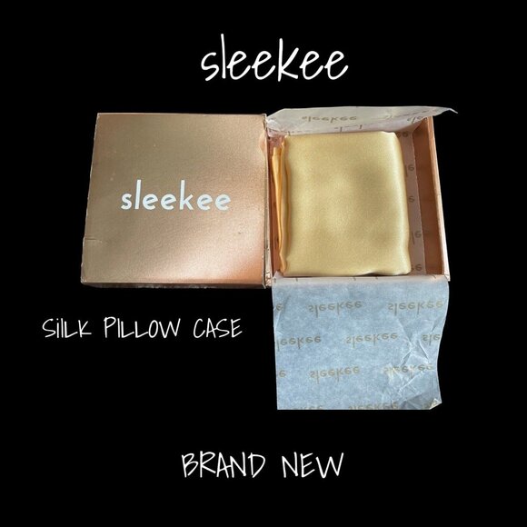 Sleekee™ Other - Sleekee™ Silk Pillowcase Mulberry silk Champagne New In Box
